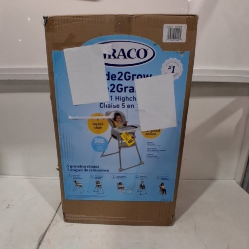 GRACO MADE2GROW 5-IN-1 CONVERTIBLE HIGHCHAIR - LEE FASHION (MODEL: 2220384) image 5