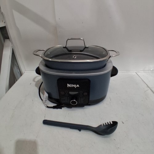NINJA FOODI POSSIBLECOOKER PRO 8-IN-1 MULTI-COOKER - 8.5QT CAPACITY - SEA SALT GREY (MODEL: MC1001C) image 3