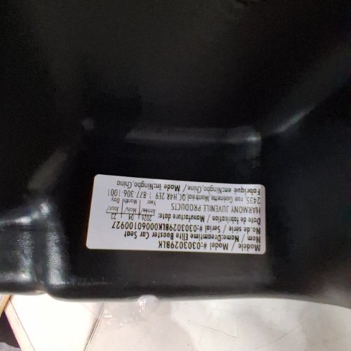 HARMONY DREAMTIME ELITE HIGH-BACK BOOSTER CAR SEAT - 40-110LB - BLACK (MODEL: 0303029BLK) image 2