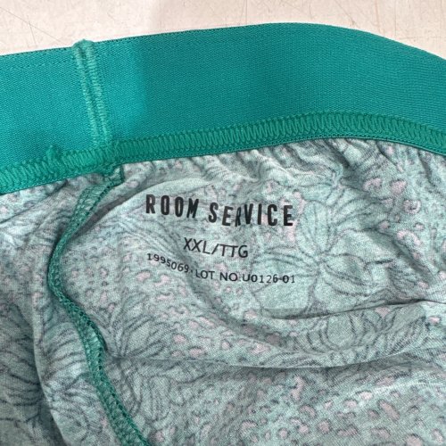 WOMEN'S ROOM SERVICE LOUNGE SHORTS - EXTRA EXTRA LARGE - GREEN FLORAL image 2