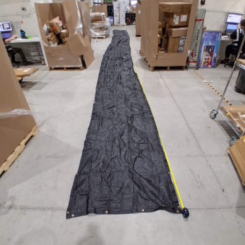 ASTER OUTDOOR BALCONY AND FENCE PRIVACY SCREEN - 4FT X 50FT - BLACK image 3