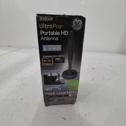 GE ULTRAPRO PORTABLE HD ANTENNA - 4K/8K - 1080P - BLACK (MODEL81843) image 3