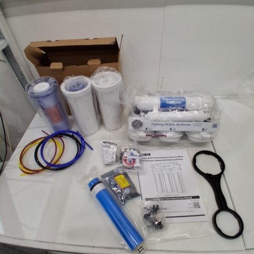 ISPRING TANKLESS RO/DI SYSTEM, 5 STAGE DE-IONIZATION REVERSE OSMOSIS WATER FILTER, HIGH PERFORMING 150 GPD TANKLESS RO WATER SYSTEM FOR AQUARIUM WITH DI WATER FILTER & PUMP - (MODEL: RCC1DP) image 2
