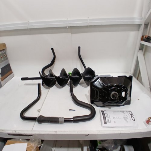 EGO LITHIUM-ION CORDLESS EARTH AUGER *TOOL ONLY* WITH ERGONOMIC HANDLE DESIGN AND ANTI-KICKBACK SYSTEM, 56V, 8" - BLACK GREY GREEN (MODEL:EG0800) image 4