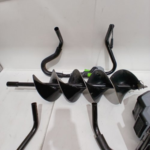 EGO LITHIUM-ION CORDLESS EARTH AUGER *TOOL ONLY* WITH ERGONOMIC HANDLE DESIGN AND ANTI-KICKBACK SYSTEM, 56V, 8" - BLACK GREY GREEN (MODEL:EG0800) image 6