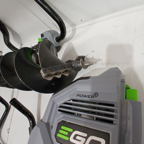 EGO LITHIUM-ION CORDLESS EARTH AUGER *TOOL ONLY* WITH ERGONOMIC HANDLE DESIGN AND ANTI-KICKBACK SYSTEM, 56V, 8" - BLACK GREY GREEN (MODEL:EG0800) image 7
