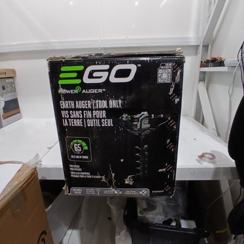 EGO LITHIUM-ION CORDLESS EARTH AUGER *TOOL ONLY* WITH ERGONOMIC HANDLE DESIGN AND ANTI-KICKBACK SYSTEM, 56V, 8" - BLACK GREY GREEN (MODEL:EG0800) image 10
