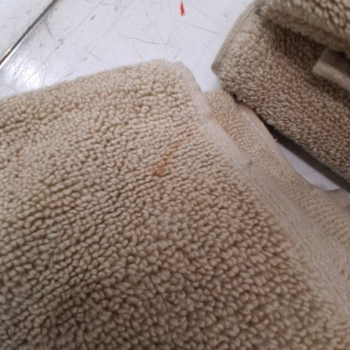 5PC HOMETRENDS SOLID BATH TOWELS - BATH TOWEL/HAND TOWEL/WASHCLOTHS - TAN image 3