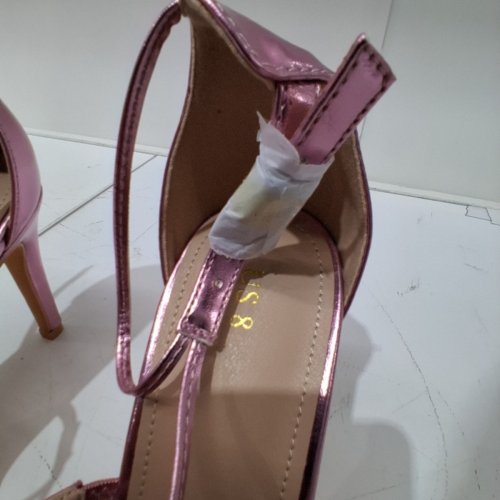 WOMENS ALLEGRA K STRAPPY HIGH HEELS - 8 - PINK (MODEL: 514-68) image 3
