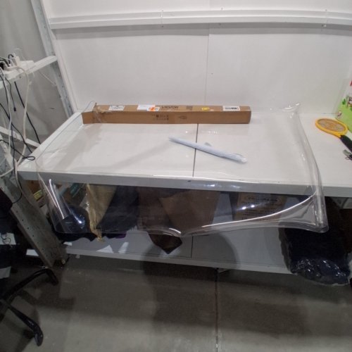 RECTANGULAR PVC PLASTIC DINING AND WORK DESK TABLE COVER PROTECTOR - 40" X 60" - CLEAR (MODEL: F085-2T-102155) image 2