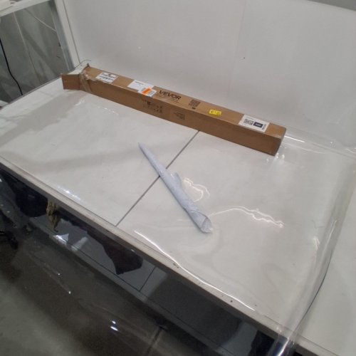 RECTANGULAR PVC PLASTIC DINING AND WORK DESK TABLE COVER PROTECTOR - 40" X 60" - CLEAR (MODEL: F085-2T-102155) image 3