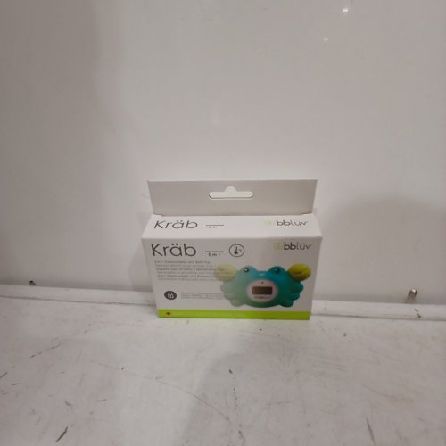 BBLUV KRAB 3-IN-1 THERMOMETER AND BATH TOY - 0M+ - GREEN - (MODEL: B0146-C-01) image 2