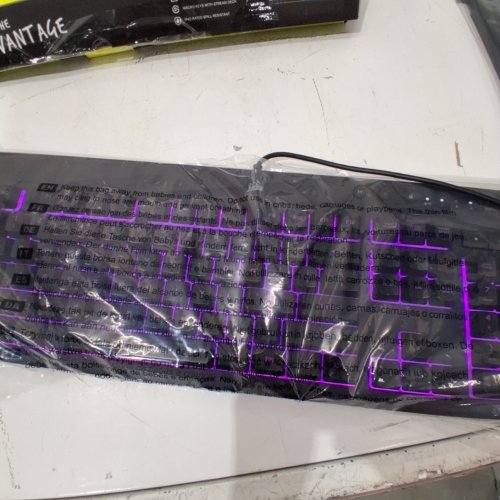 CORSAIR K55 RGB PRO USB WIRED GAMING KEYBOARD - DYNAMIC RGB BACKLIGHTING, SIX MACRO KEYS, IP42 DUST AND SPILL RESISTANT, DETACHABLE PALM REST, DEDICATED MEDIA AND VOLUME KEYS - BLACK (MODEL: RGP0118) image 3