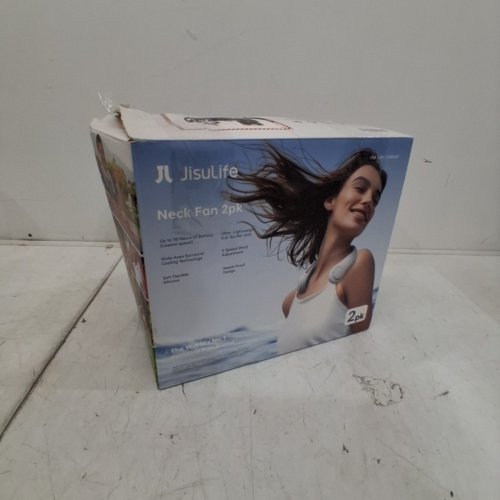 2PK JISULIFE RECHARGEABLE COOLING NECK FANS - WHITE (MODEL: 2789239) image 6
