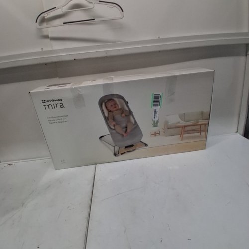 UPPABABY MIRA 2-IN-1 BOUNCER AND SEAT - GREY/STELLA/WOOD(MODEL: 1801-MIR-NA-WEL) image 4