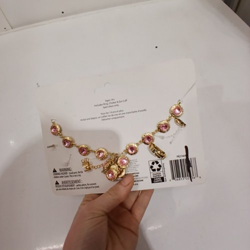 3PC WAY TO CELEBRATE! JEWELRY ACCESSORY SET - OSFM - GOLD PINK image 3