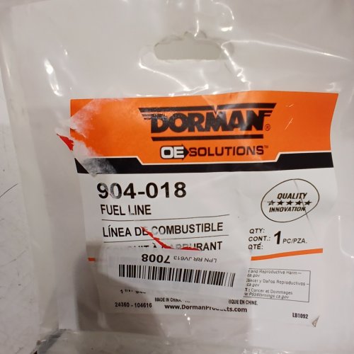 DORMAN ENGINE FUEL LINE FOR CHEVY/GMC 1500 2007-2018 - BLACK (MODEL: 904-018) image 2