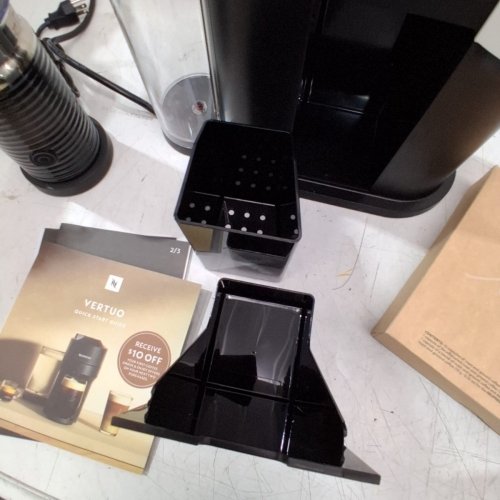 NESPRESSO BY DELONGHI VERTUO NEXT PREMIUM ESPRESSO MACHINE & AEROCCINO 3 FROTHER - WHITE/BLACK (MODEL: ENV120WAE) image 8