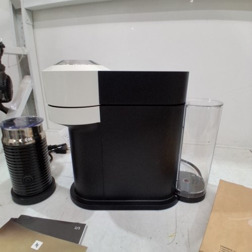 NESPRESSO BY DELONGHI VERTUO NEXT PREMIUM ESPRESSO MACHINE & AEROCCINO 3 FROTHER - WHITE/BLACK (MODEL: ENV120WAE) image 9