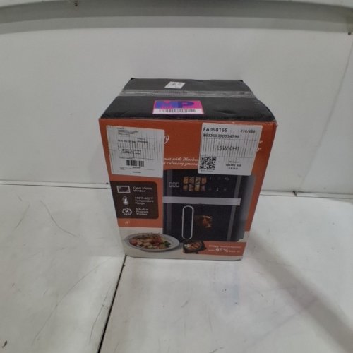 BLUEBOW 8-IN-1 ELECTRIC AIR FRYER WITH DIGITAL LED TOUCHSCREEN - 6 QT - BLACK image 6