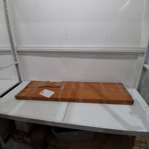 OLSCROM WOODEN CLOTHING RACK WITH TOP SHELF 55'' X 43'' image 5