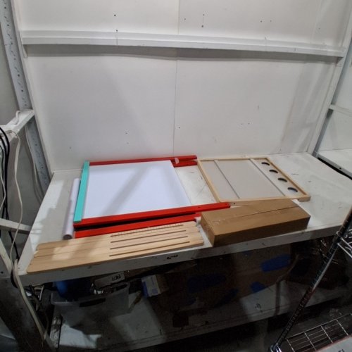 DOUBLE-SIDED CHILDREN'S ART EASEL - 47.6" X 22" X 4.5" - MULTI-COLOUR (ITEM: 2504785) image 2
