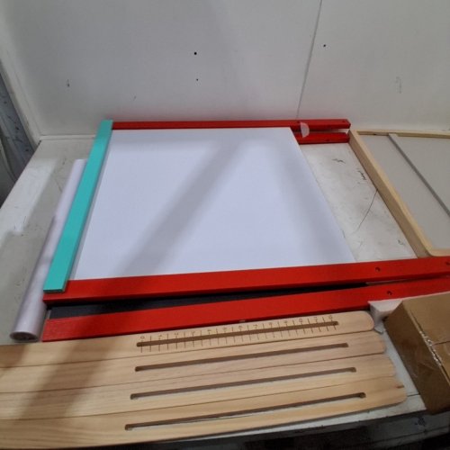 DOUBLE-SIDED CHILDREN'S ART EASEL - 47.6" X 22" X 4.5" - MULTI-COLOUR (ITEM: 2504785) image 3