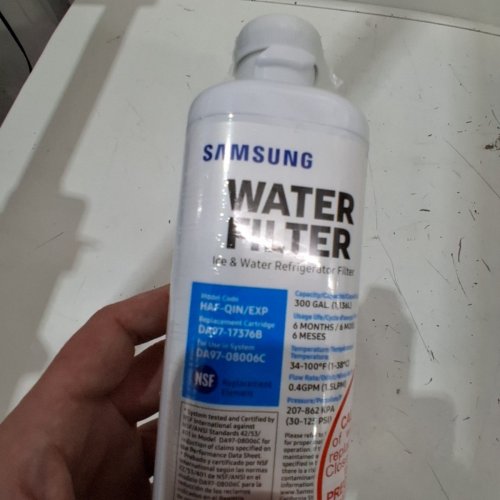 SAMSUNG REFRIGERATOR WATER FILTER - FITS SELECT SAMSUNG FRIDGES - WHITE (MODEL: HAF-QIN/EXP) image 5