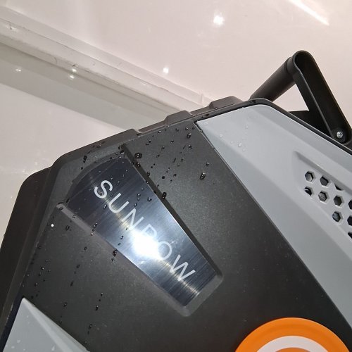 SUNPOW RETRACTABLE WALL MOUNTED GARDEN HOSE REEL - 72FT - GREY (MODEL: ZYW019-S30) image 4