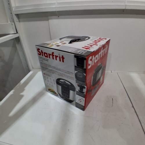 STARFRIT ELECTRIC PRESSURE COOKER - STEAM TRAY, MEASURING CUP & SPATULA- 8L CAPACITY - BLACK (MODEL: 024603) image 5