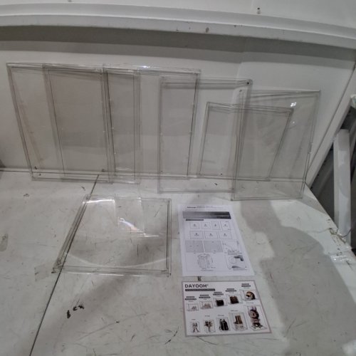 DAYOOH CLEAR DISPLAY BOX WITHOUT PARTITION BOARD - 13" X 13" X 17.7" - CLEAR (MODEL: 727-4533-A0) image 3