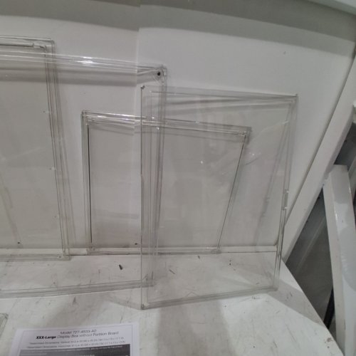 DAYOOH CLEAR DISPLAY BOX WITHOUT PARTITION BOARD - 13" X 13" X 17.7" - CLEAR (MODEL: 727-4533-A0) image 5