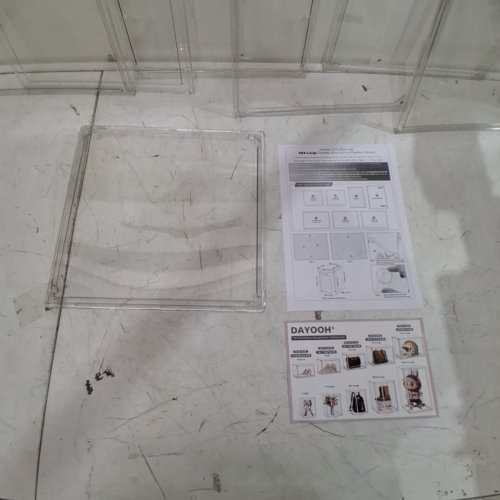 DAYOOH CLEAR DISPLAY BOX WITHOUT PARTITION BOARD - 13" X 13" X 17.7" - CLEAR (MODEL: 727-4533-A0) image 6