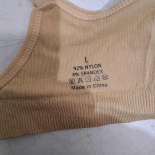 WOMENS MATERNITY NURSING BRA - LARGE - BEIGE image 3