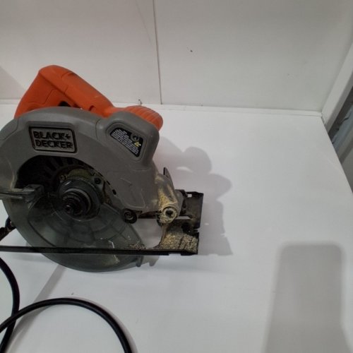 BLACK + DECKER CIRCULAR SAW WITH LASER GUIDE - 13AMP, 7-1/4" - ORANGE (MODEL: BDECS300C) image 4