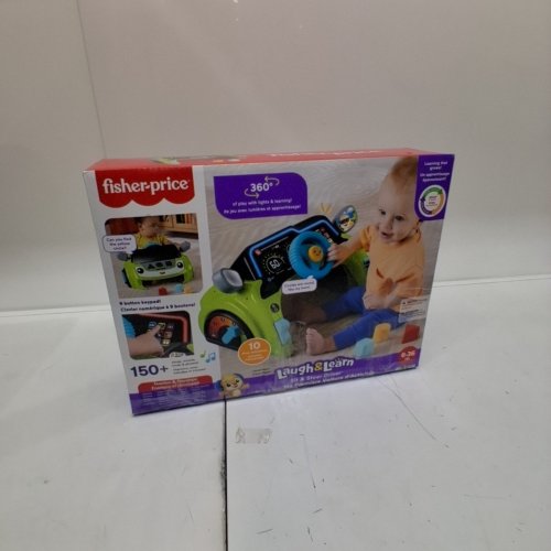 FISHER-PRICE LAUGH AND LEARN SIT AND STEER DRIVER CAR ACTIVITY CENTER - 3M-36M - MULTICOLORED (MODEL: JDY43) image 4