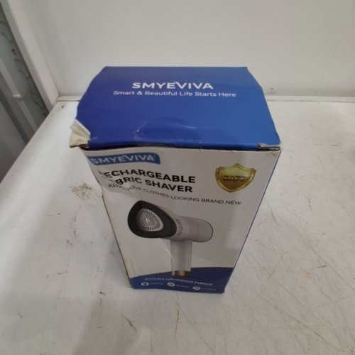 SMYEVIVA RECHARGEABLE FABRIC SHAVER / LINT REMOVER - WHITE image 3