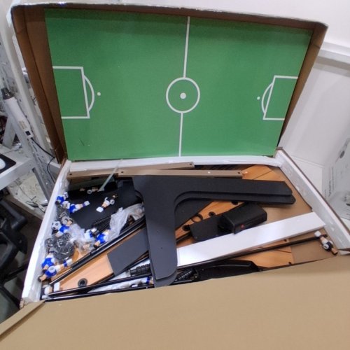 VEVOR FOLDING STANDARD SIZE FOOSBALL TABLE - 42" - BROWN - (MODEL: SUO-4824F7) image 2