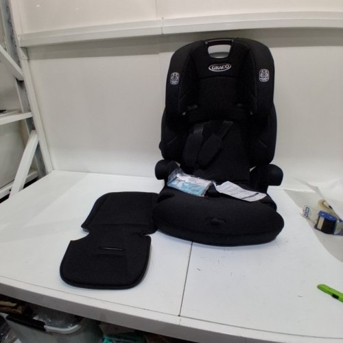 GRACO TRANZITIONS 3-IN-1 HARNESS/HIGHBACK/BACKLESS BOOSTER CAR SEAT - 100LBS MAX/CAP - PROOF/BLACK (MODEL: 2035724) image 3