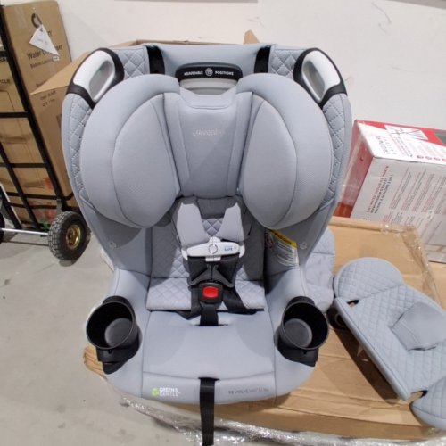 EVENFLO REVOLVE360 SLIM 2-IN-1 ROTATIONAL CAR SEAT WITH SENSORSAFE 4-65LBS MAX-GREY (MODEL:CS260112545C image 3