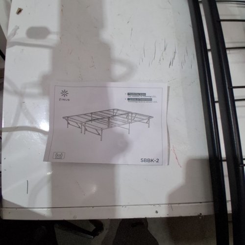 ZINUS SMARTBASE STEEL PLATFORM BED FRAME - QUEEN - 14" - BLACK (MODEL: SC-SBBK-14Q-FR) image 3