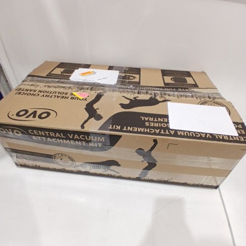 OVO CENTRAL VACUUM ACCESSORIES KIT - WITH 30FT LOW-VOLTAGE HOSE & ON/OFF SWITCH AT THE HANDLE - GREY - (MODEL: LV30DP-OVO) image 7