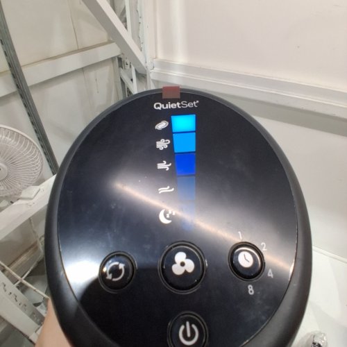 HONEYWELL QUIETSET 5 SPEED STANDING FAN WITH REMOTE - BLACK (MODEL: HYF260BCV1) image 2