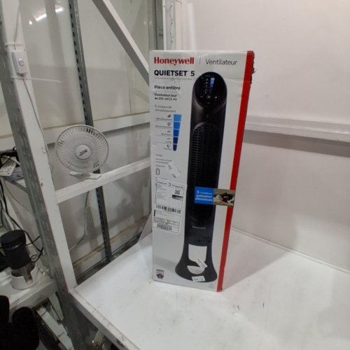 HONEYWELL QUIETSET 5 SPEED STANDING FAN WITH REMOTE - BLACK (MODEL: HYF260BCV1) image 4
