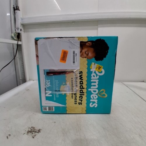 136PK PAMPERS SWADDLERS DIAPERS - NEWBORN SIZE image 3