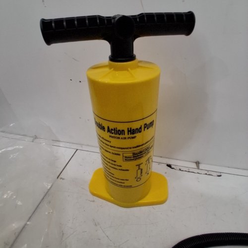 WHITE RIVER FLY SHOP DOUBLE ACTION HAND AIR PUMP - YELLOW (MODEL:2178546) image 4
