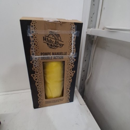 WHITE RIVER FLY SHOP DOUBLE ACTION HAND AIR PUMP - YELLOW (MODEL:2178546) image 5
