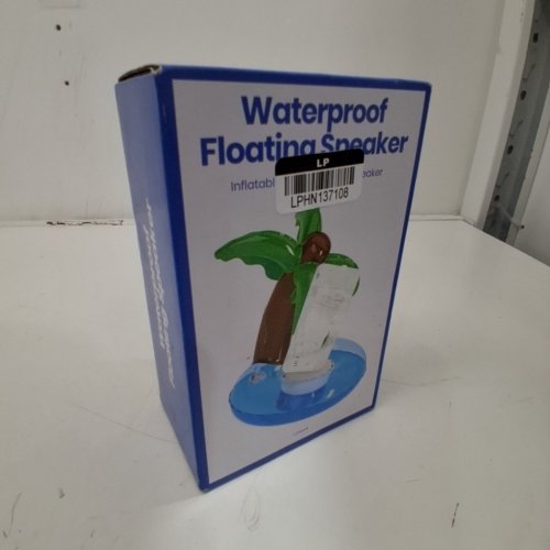 GEMS WATERPROOF FLOATING INFLATABLE SPEAKER - 9.5" - PALM TREE image 2
