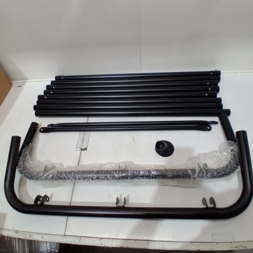 SELFLA FOLDABLE METAL HAMMOCK CHAIR STAND - 44"X70" - 300LBS MAX - BLACK (MODEL: SF-001) image 2