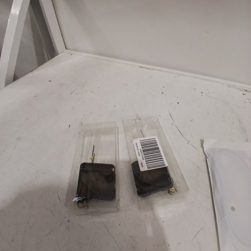 2 WALL-CLOCK MOVEMENT MECHANISMS WITH HANDS - BATTERY OPERATED REPAIR PARTS FOR SMALL CLOCKS image 3